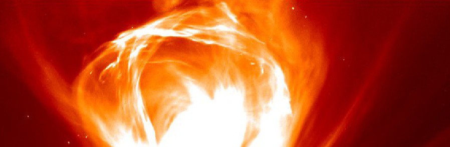 SOHO image of a Coronal Mass Ejection